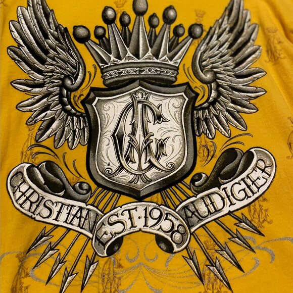Christian Audigier Vintage Shirt - Picture 1 of 6